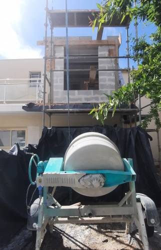 travaux terrasse fermée pour creation de chambre