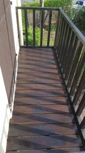 Plancher de balcon en bois fabriqué sur mesure - Lésigny 77150