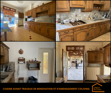 Cuisine avant travaux de rénovation - Montauban 82000