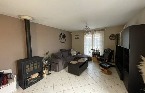 le salon avant travaux