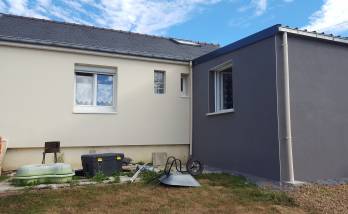 Après isolation thermique par l'extérieur