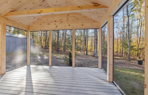 Création d'une magnifique véranda en bois à Vienne