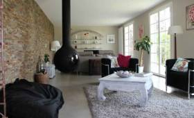 Le séjour entièrement rénové