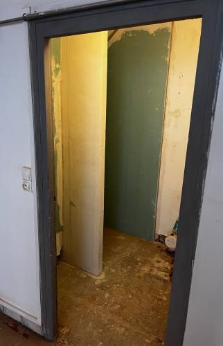 Pendant les travaux salle d'eau Avignon