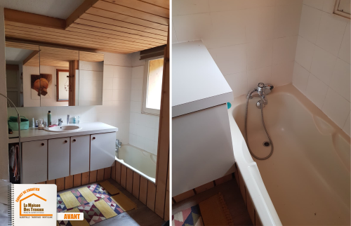 La Maison des Travaux Albertville, rénovation salle de bains Albertville, remplacement baignoire douche Albertville, artisan salle de bains Albertville, courtier en travaux Albertville