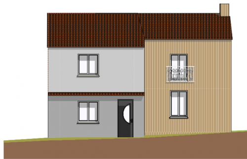 Plan 3D du projet de surélévation