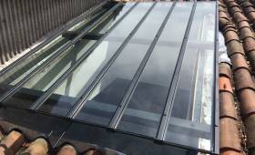 POse verrière en vitrage armé en toiture après remplacement tuiles endommagées - Eragny (95610)