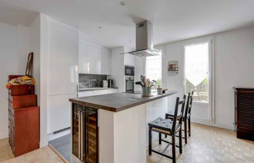 Rénovation complète d’un appartement à Fontenay-Aux-Roses la cuisine ouverte
