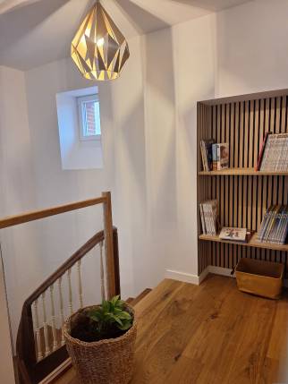 Palier après travaux de rénovation de maison - Pornic 44210