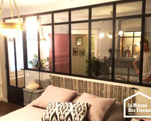  Verrière d'atelier côté chambre