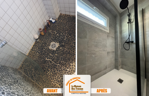 renovation salle de bain savoie, travaux salle de bain, artisan savoie, carreleur, carrelage, tarentaise, moutiers, albertville
