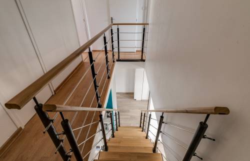 cage d'escalier rénovée