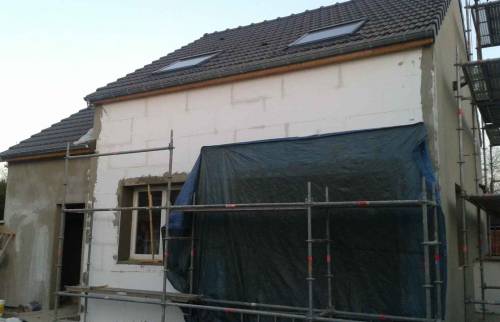 Isolation de maison par l'extérieur