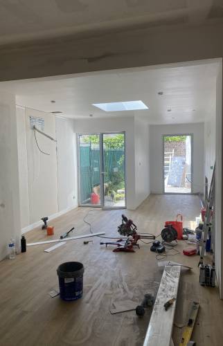 pose du sol en parquet 