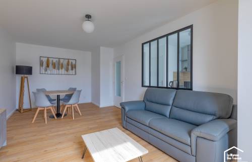 Rénovation complète de cet appartement pour une location meublée, quartier d'affaires Lyon Part Dieu
