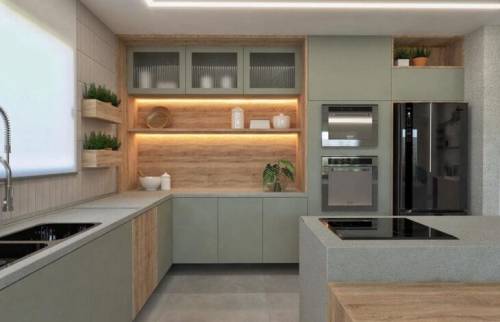 Mélanger le bois et  la couleur à Chevreuse (78)