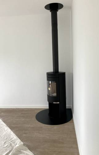 installation d’un poêle à bois