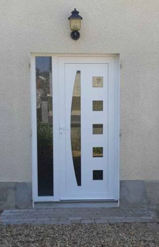 Porte tiercée PVC