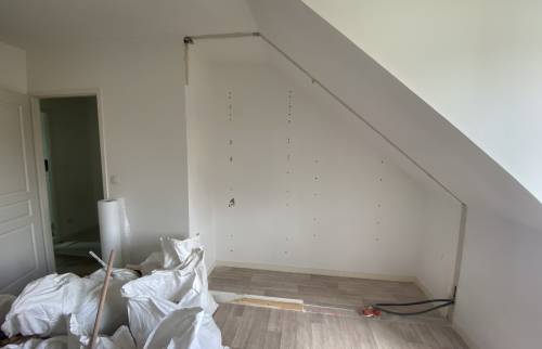 Agrandissement de la chambre parentale pour offrir plus de volume