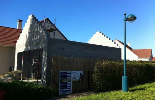 Construction d'un garage à Bailly Romainvilliers (77)