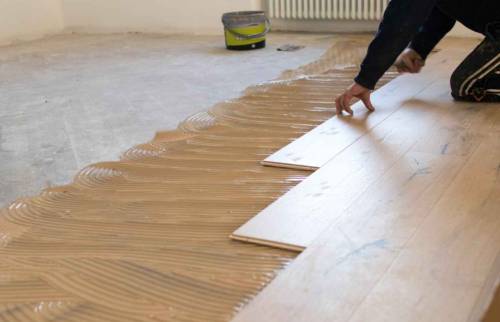 pose de parquet contrecollé - Trilport - 77470 -