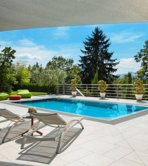 construction d'une piscine