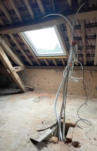 isolation par l'intérieur des combles 1