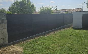 Nouvelle cloture en alu