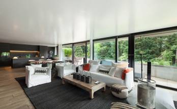 Baies vitrées coulissantes en façade après ouverture mur porteur - Aubagne (13400)