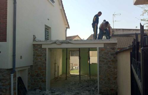 Demolition du garage existant