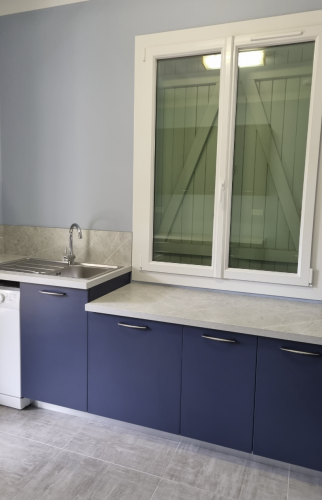 Rénovation de cuisine et nouvel aménagement avec modèle sélectionné chez notre cuisiniste à Crozon (29160)