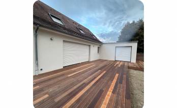 Faire une terrasse sur le long de sa maison 