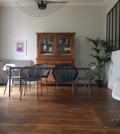 pose d'un parquet dans une maison