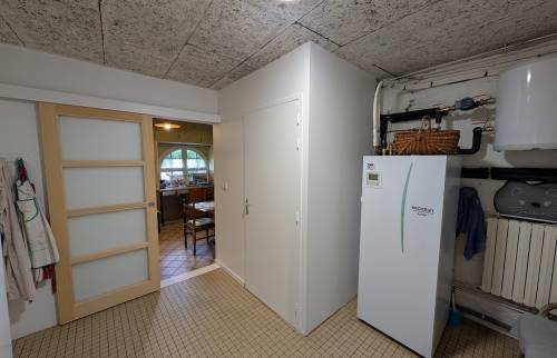 nouvel espace toilette extérieur travaux maison Guichen