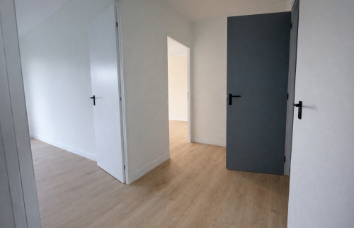 Sol stratifié terminé hall Lyon 69005