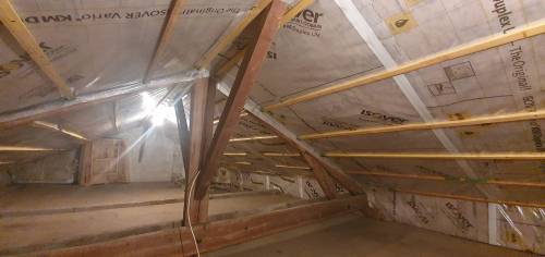 Travaux d'isolation des combles d'une maison avec pare-vapeur - Brie-Comte-Robert 77170