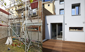 Avant et après extension de maison à Soufflenheim