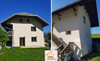 La Maison des Travaux Albertville Moûtiers, rénovation énergétique Césarches, isolation thermique extérieure Savoie, ITE maison Césarches, rénovation maison Césarches