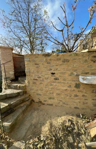 renovation escalier extéérieur à la chaux la maison des travaux Manosque
