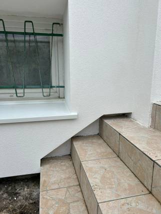 Façade isolée et rénovée