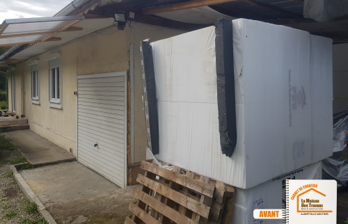 amélioration confort thermique, façade rénovée Grignon, isolation extérieure