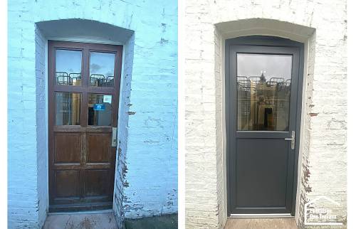 rénovation porte extérieur