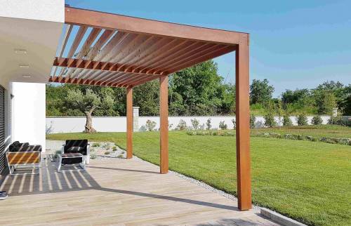 Réalisation d'une Pergola à Poucharramet