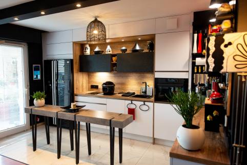 Rénovation de cuisine - grande cuisine équipée - Cholet 49