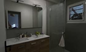 Salle de bain rénovée par La Maison Des Travaux Bruz à Chartres-de-Bretagne