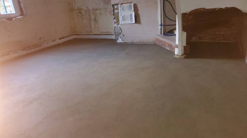 Rénovation d'isolation dans une champbre humide