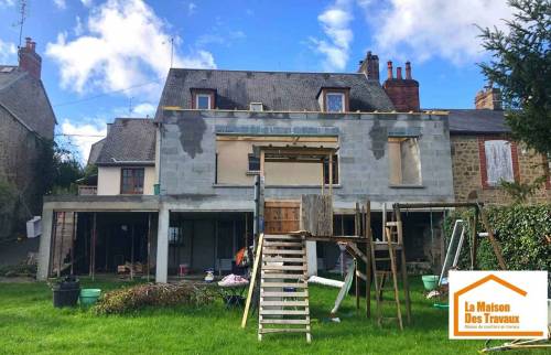 extension sur pilotis