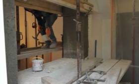 Ouverture du mur porteur