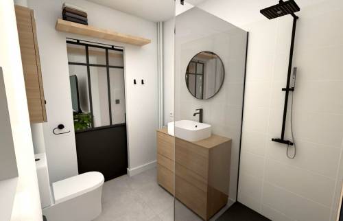 Visuel du projet de salle de bain avant travaux