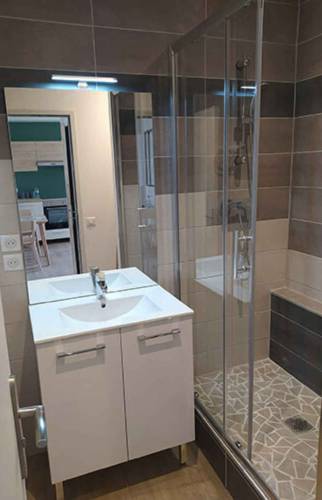 salle de bains rénovée